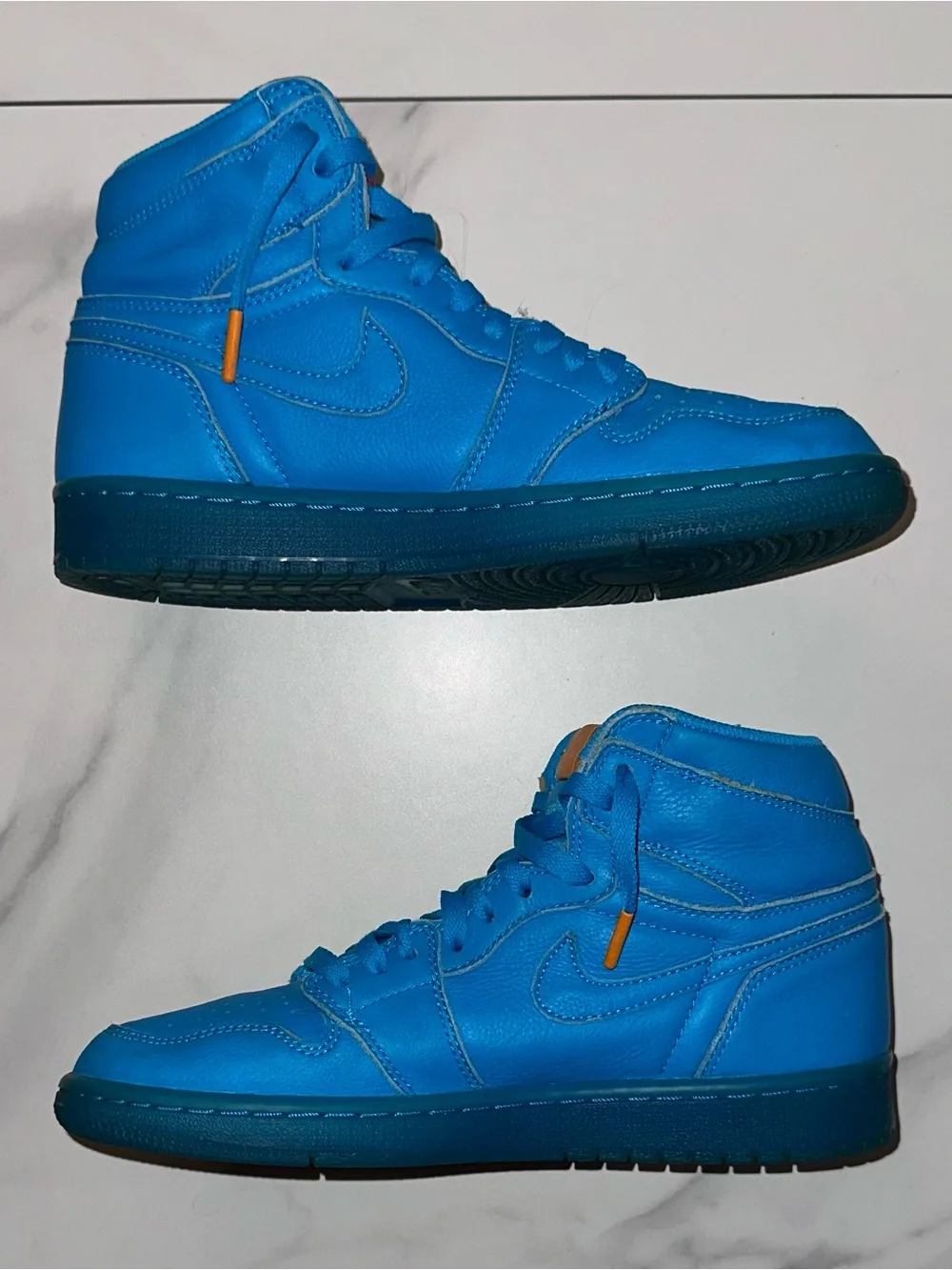 2017 Nike Air Jordan 1 Retro High OG G8RD Blue Lagoon Gatorade Size 8.5